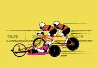 UNCLE RINNE フレーム付きアートプリント -- Tokyo para athlete