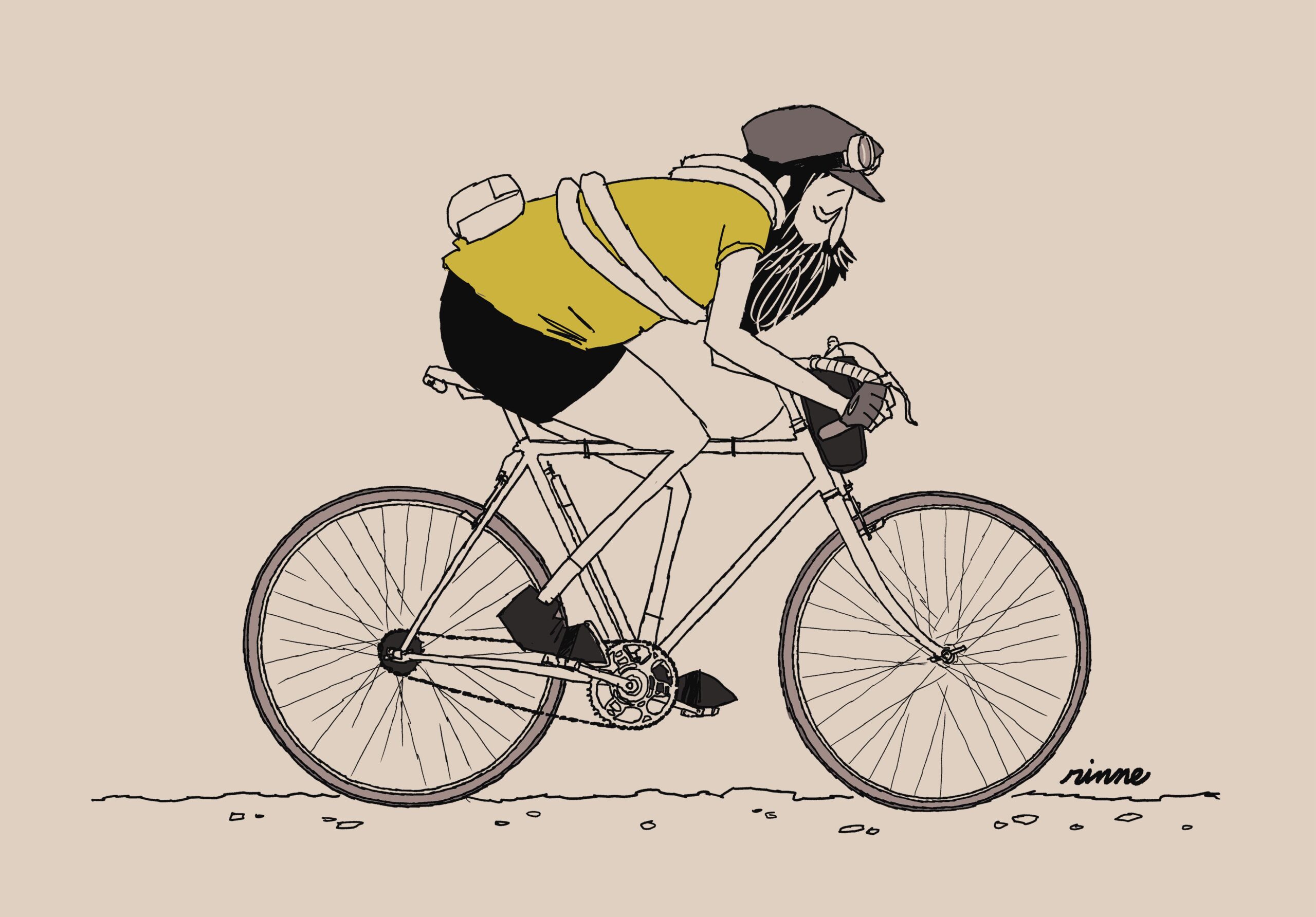 UNCLE RINNE フレーム付きアートプリント -- Tour De France 1922