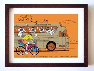 UNCLE RINNE フレーム付きアートプリント -- Travelers