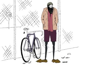 UNCLE RINNE フレーム付きアートプリント -- Urban Autumn