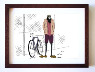 UNCLE RINNE フレーム付きアートプリント -- Urban Autumn