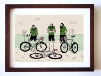 UNCLE RINNE フレーム付きアートプリント -- We Are Gravel Team