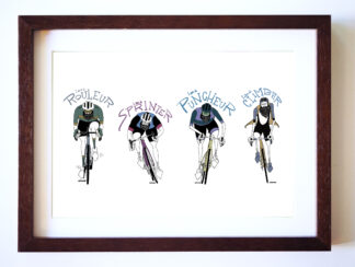 UNCLE RINNE フレーム付きアートプリント -- Which type are you