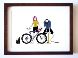 UNCLE RINNE フレーム付きアートプリント -- air pump