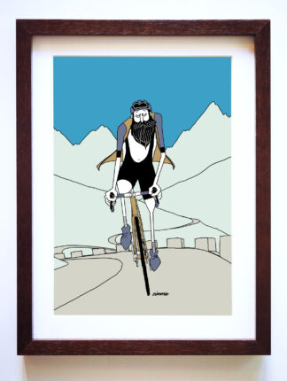 UNCLE RINNE フレーム付きアートプリント -- Climber