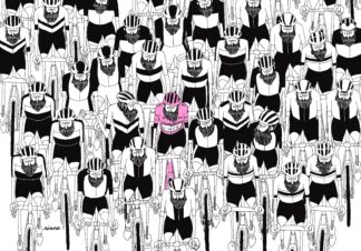 UNCLE RINNE フレーム付きアートプリント -- giro peloton