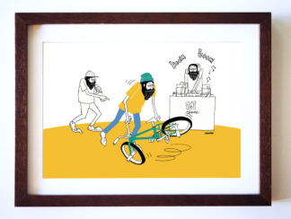 UNCLE RINNE フレーム付きアートプリント -- have a style