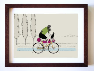 UNCLE RINNE フレーム付きアートプリント -- morning routine