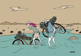 UNCLE RINNE フレーム付きアートプリント -- move forward together