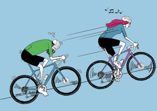 UNCLE RINNE フレーム付きアートプリント -- person who tends to teach2