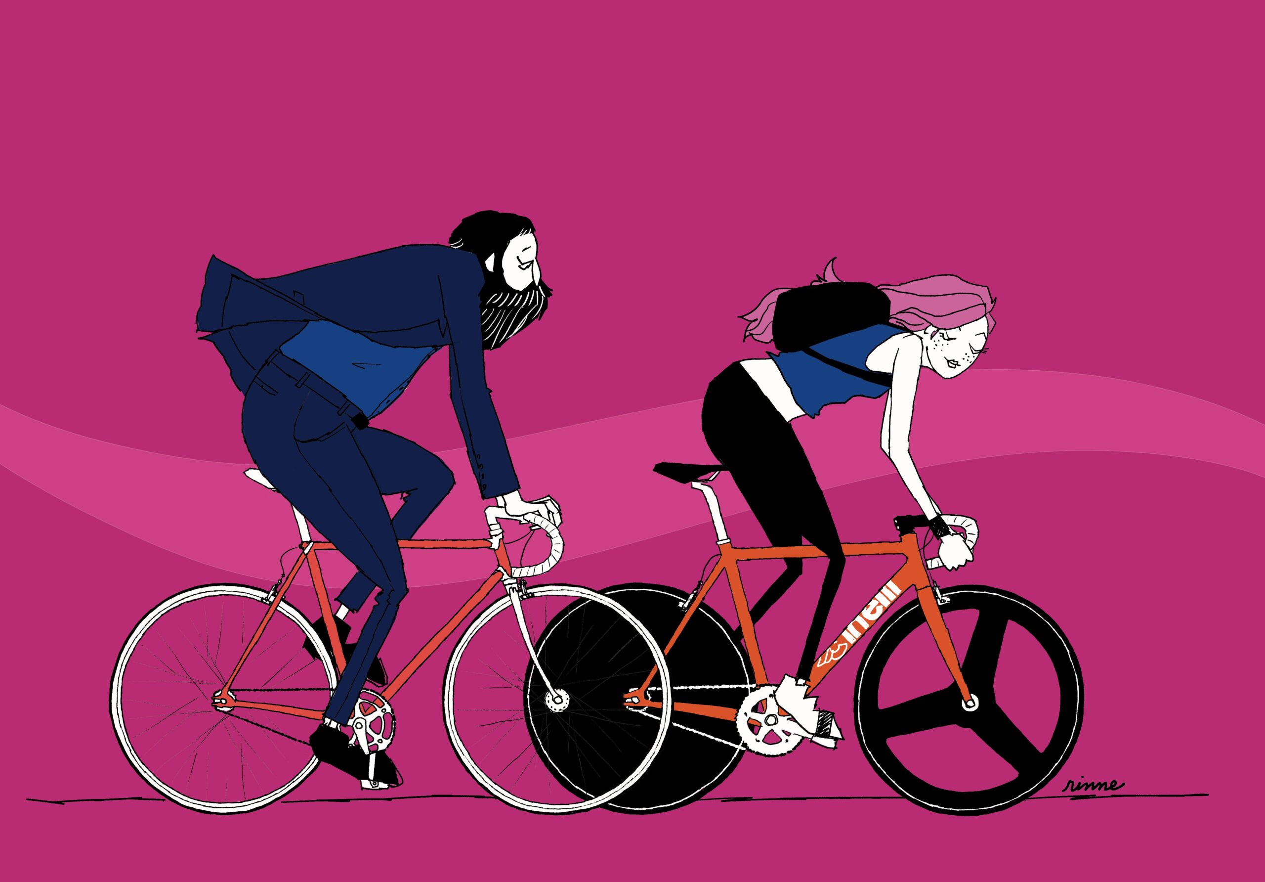 UNCLE RINNE フレーム付きアートプリント -- rendez-vous