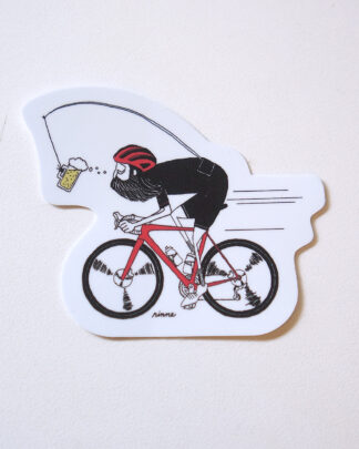 UNCLE RINNE sticker -- ride for beer