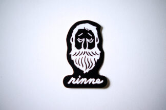 UNCLE RINNE sticker -- UNCLE RINNE face black