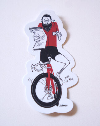 UNCLE RINNE sticker -- Life on a bike