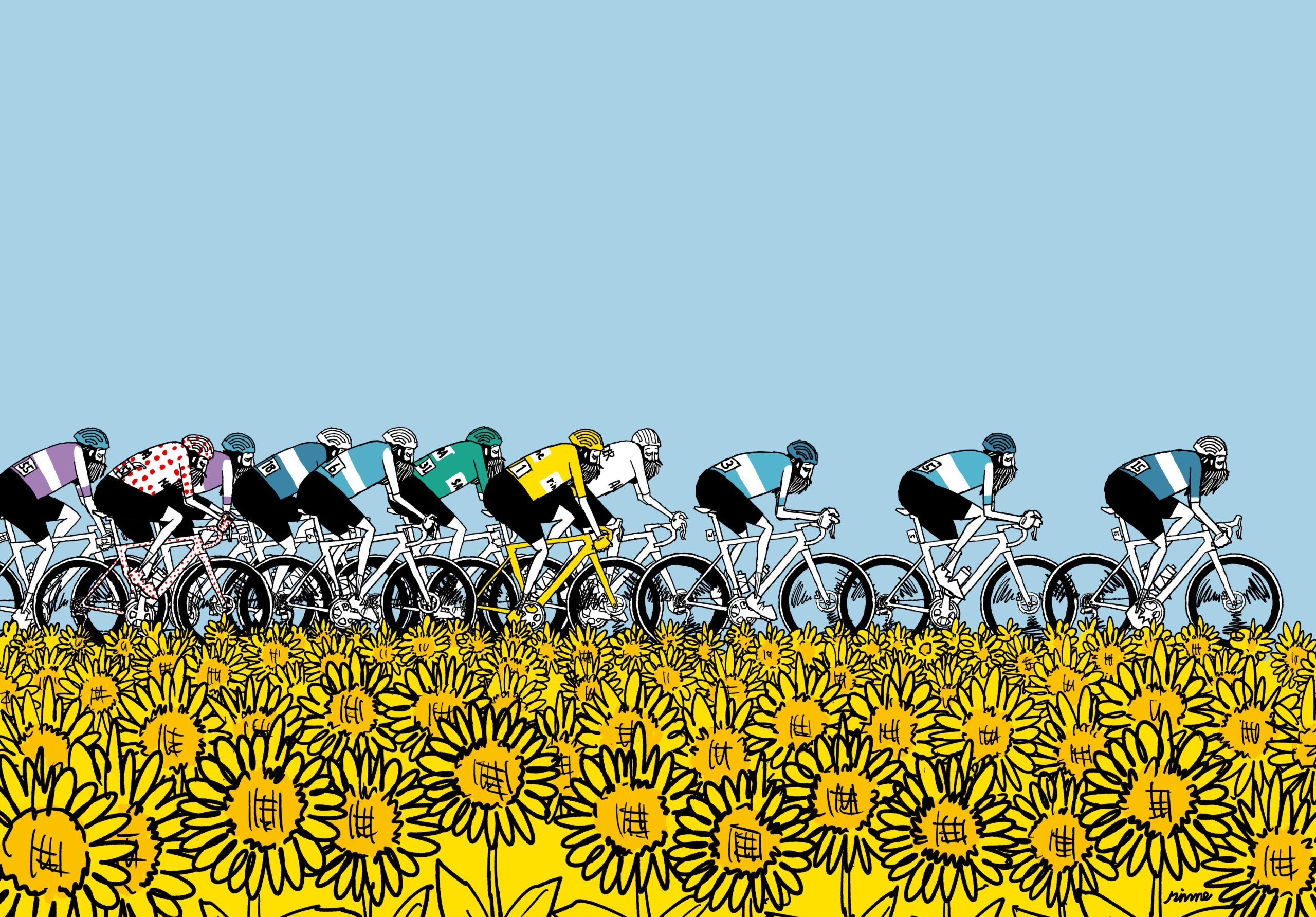 UNCLE RINNE フレーム付きアートプリント -- tournesol