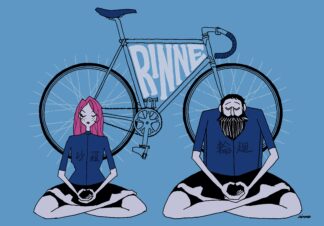 UNCLE RINNE フレーム付きアートプリント -- UNCLE RINNE sara zazen