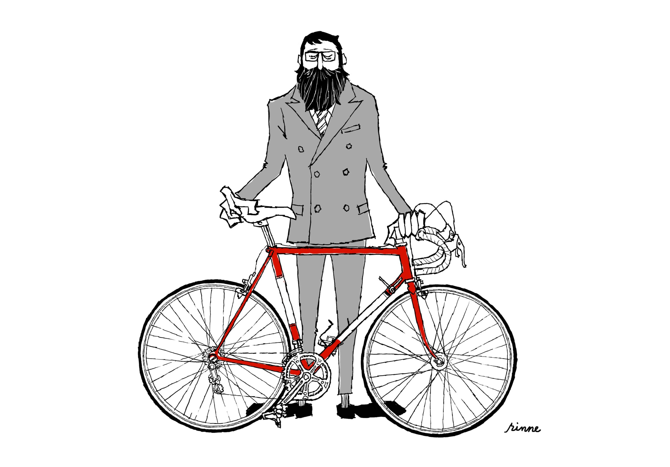 UNCLE RINNE フレーム付きアートプリント -- UNCLE RINNE