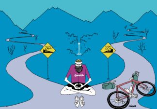 UNCLE RINNE Framed Art Print -- Both are hardships