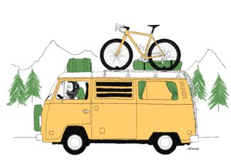 UNCLE RINNE Framed Art Print -- Camper --