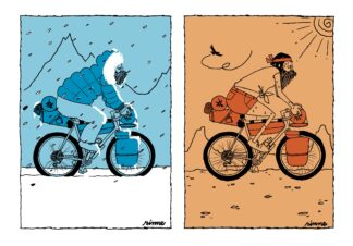 UNCLE RINNE Framed Art Print -- Cool Or Hot --