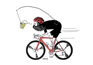 UNCLE RINNE Framed Art Print -- For Beer --