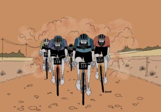 UNCLE RINNE Framed Art Print -- Gravel philosofhy