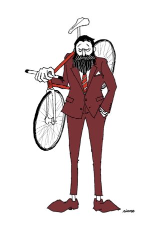 UNCLE RINNE Framed Art Print -- Pist man --