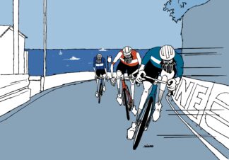 UNCLE RINNE Framed Art Print -- Poggio di San Remo