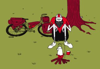 UNCLE RINNE Framed Art Print -- TAKIBI --