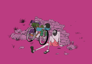 UNCLE RINNE Framed Art Print --  Unfamiliar land