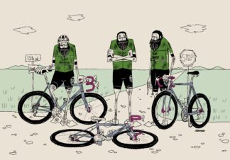 UNCLE RINNE Framed Art Print -- We Are Gravel Team --