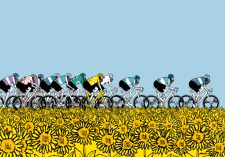 UNCLE RINNE Framed Art Print -- tournesol